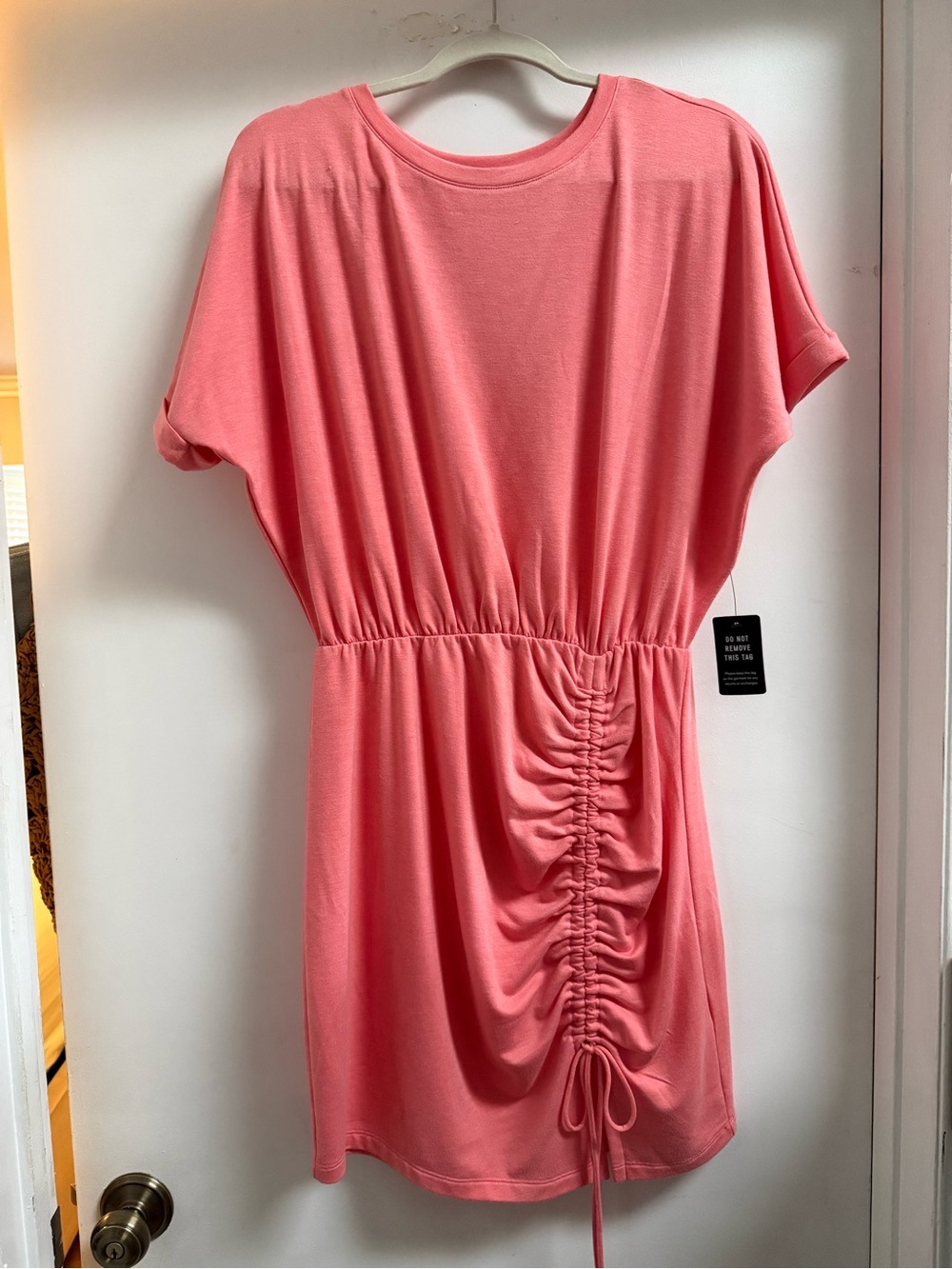 NWT Express Cinched Tie Pullover Shirt Dress
